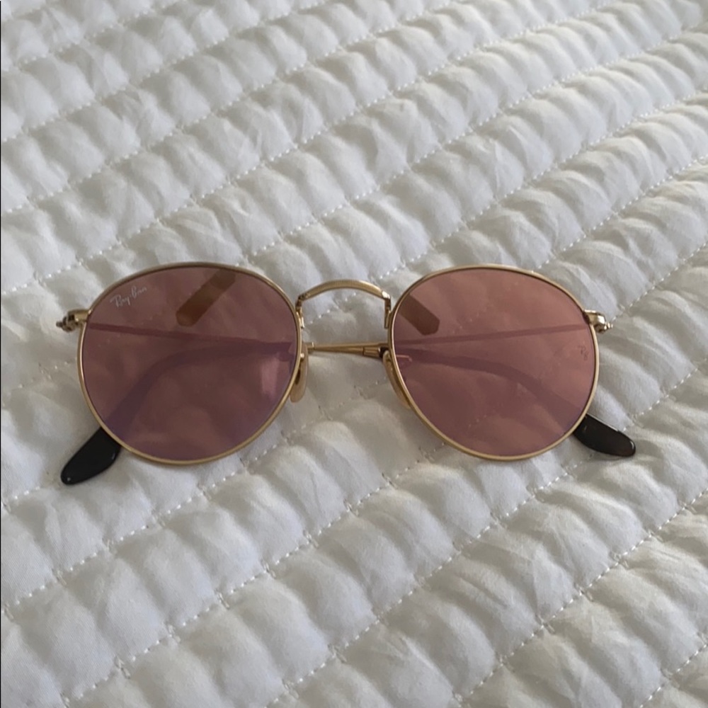 Ray-Ban Copper Flash Round Sunglasses